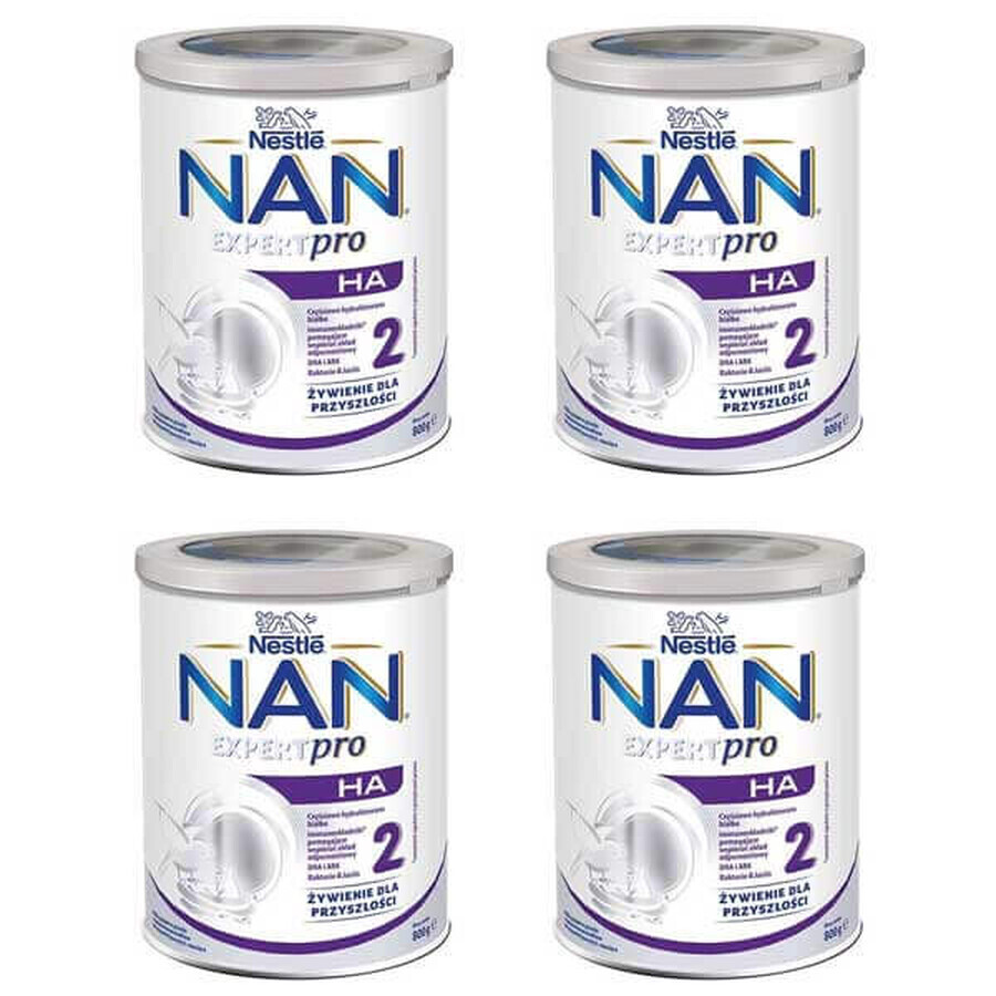 Nestle NAN Expertpro HA 2, opvolgmelk voor zuigelingen na 6 maanden, 4 x 800 g