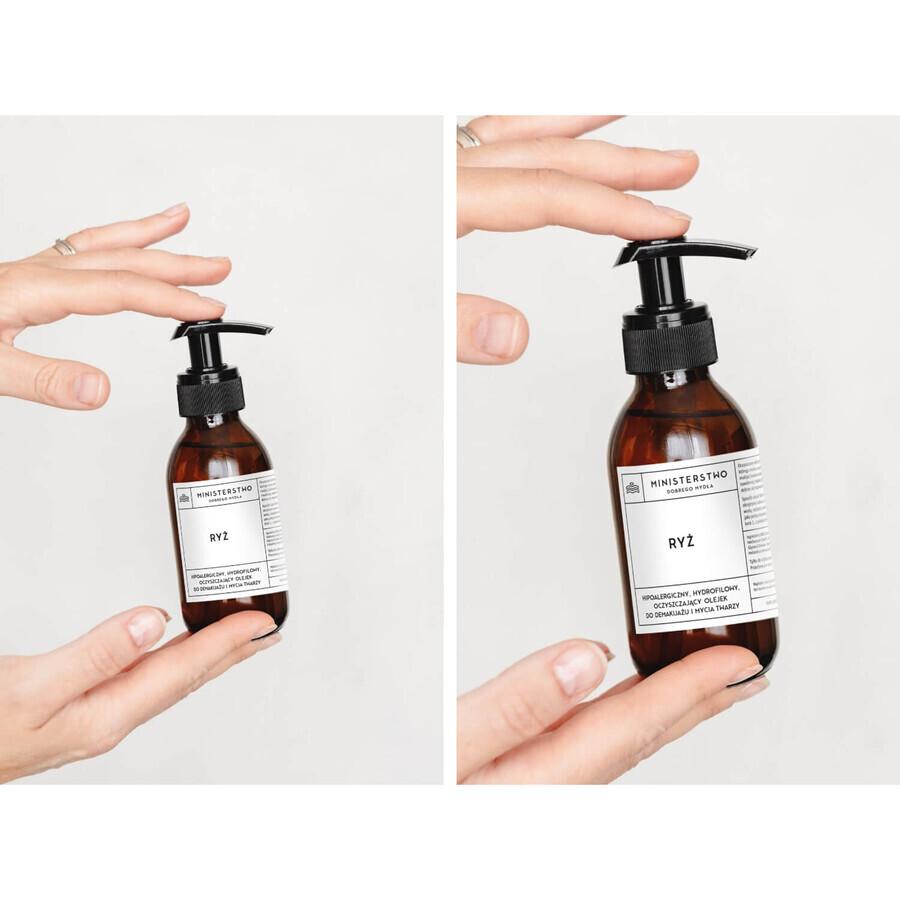 Ministry of Good Soap, detergente e lavatesta ipoallergenico, idrofilo, riso, 140ml