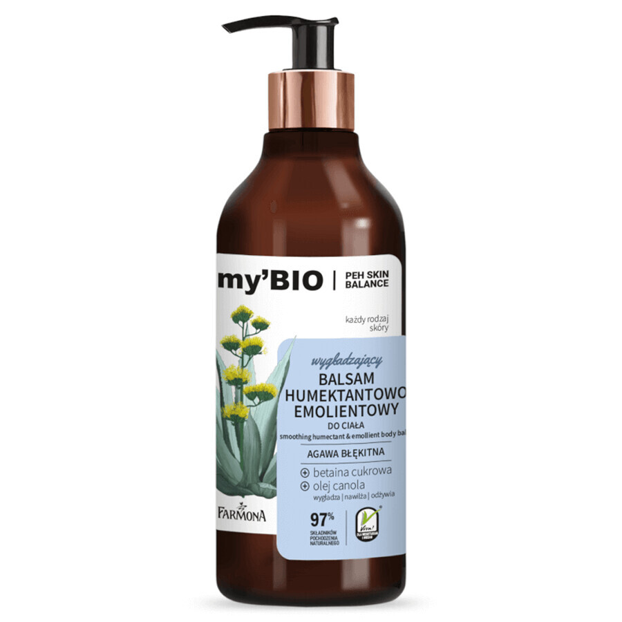 Boutique Farmona myBIO Lubricant, lotion hydratante et émolliente, agave bleu, 400 ml Farmona myBIO Lubricant, lotion hydratante et émolliente, agave bleu, 400 ml