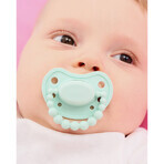 Luu Kids, ciuccio, ciuccio di posizionamento, in silicone, Vivid Mint, da 6 mesi, 1 pezzo Luu Kids, ciuccio, ciuccio di posizionamento, in silicone, Vivid Mint, da 6 mesi, 1 pezzo