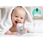 Biberón Neno, biberón anticólico para alimentar y aprender a beber, con tetina y sonda ponderada, 3-6 meses, 240 ml
