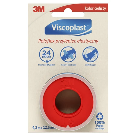 Viscoplast Poloflex, elastic adhesive, 4.2 m x 12.5 mm, 1 pc