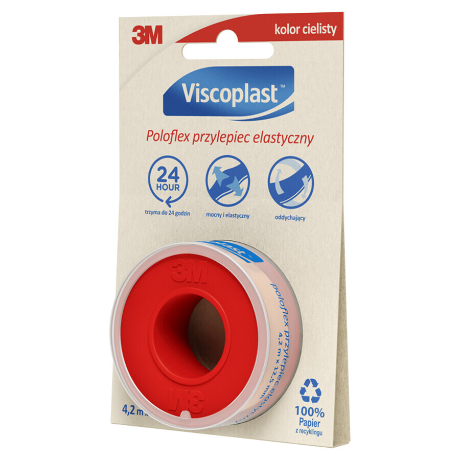 Viscoplast Poloflex, elastic adhesive, 4.2 m x 12.5 mm, 1 pc