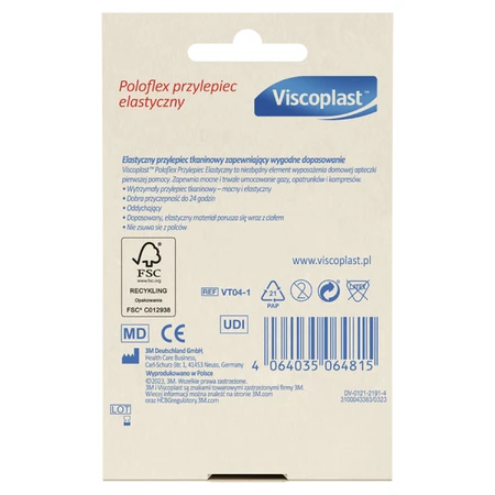 Viscoplast Poloflex, elastic adhesive, 4.2 m x 12.5 mm, 1 pc