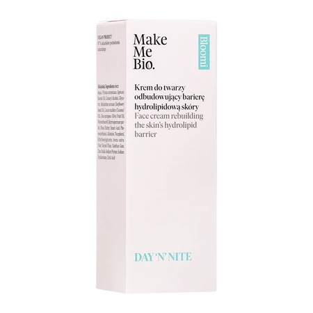 Make Me Bio Bloomi Bio Bloomi Day'N'Nite, Hydrolipid Barrier Replenishing Cream, 30 ml