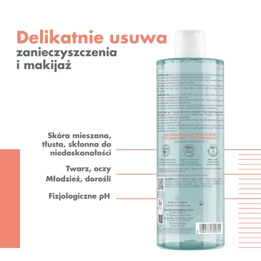 Avene Cleanance, Mizellenwasser, 400 ml Avene Cleanance, Mizellenwasser, 400 ml