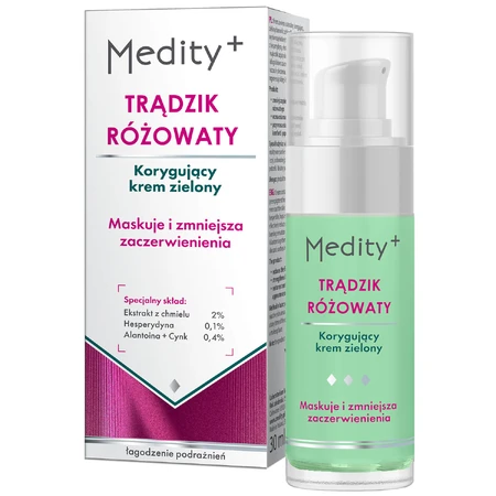 Ava Medity Rosazea korrigierende Creme, grün, 30 ml
