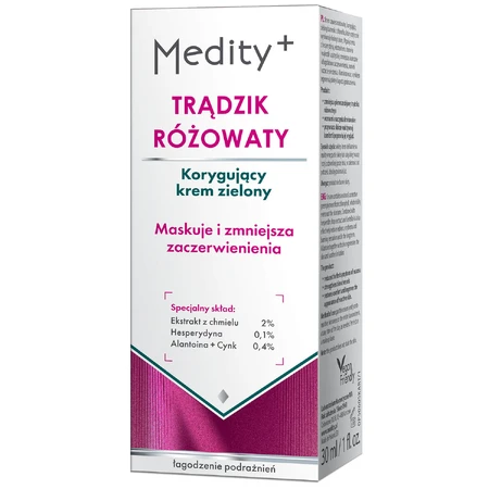 Ava Medity Rosazea korrigierende Creme, grün, 30 ml