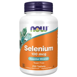 Now Foods Selenium, selenium 100 µg, 250 tabletten