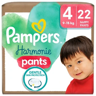 Pampers Harmonie Pants, couches, taille 4, 9-15 kg, 22 pcs