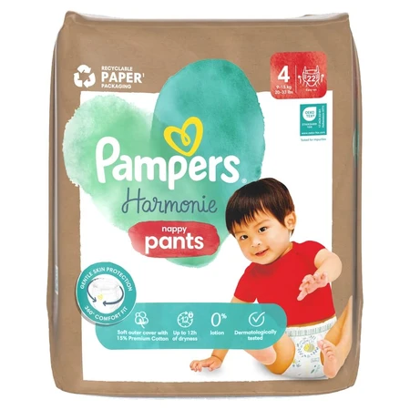 Pampers Harmonie Pants, couches, taille 4, 9-15 kg, 22 pcs