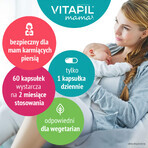 Vitapil Mama, 60 cápsulas + venda cosmética gratuita Vitapil Mama, 60 cápsulas + venda cosmética gratuita