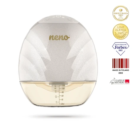 Neno Perla, extractor de leche electrónico con carcasa trifásica