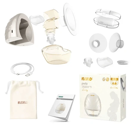 Neno Perla, extractor de leche electrónico con carcasa trifásica