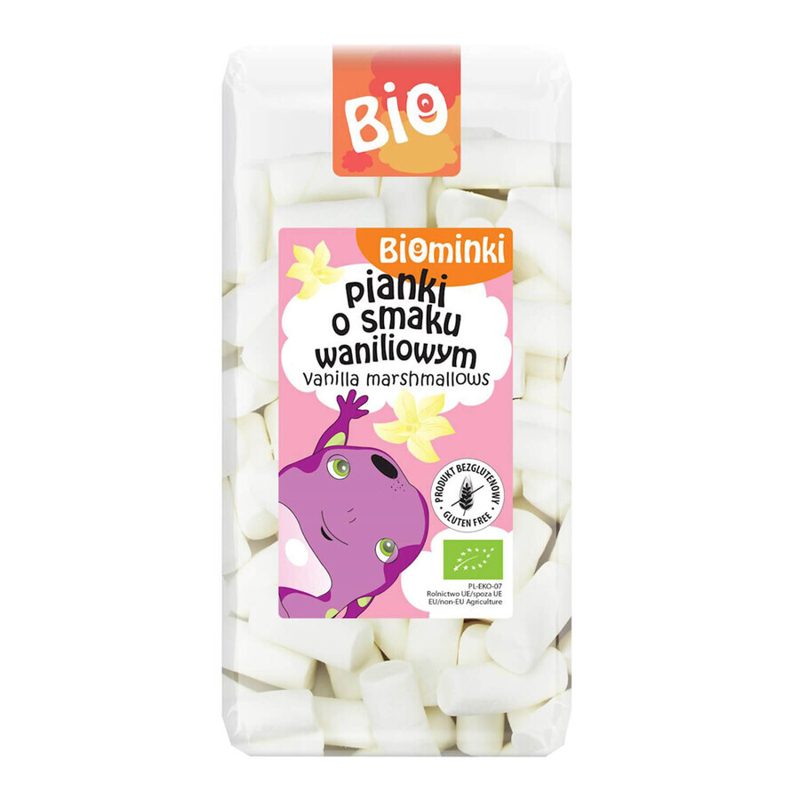 Winkel op Biologische Biominki, marshmallows met vanillesmaak, 100 g Biologische Biominki, marshmallows met vanillesmaak, 100 g