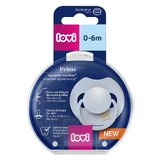 Lovi Prime, sucette, silicone, dynamique, Baby Blue, 34/416, 0-6 mois, 1 pièce