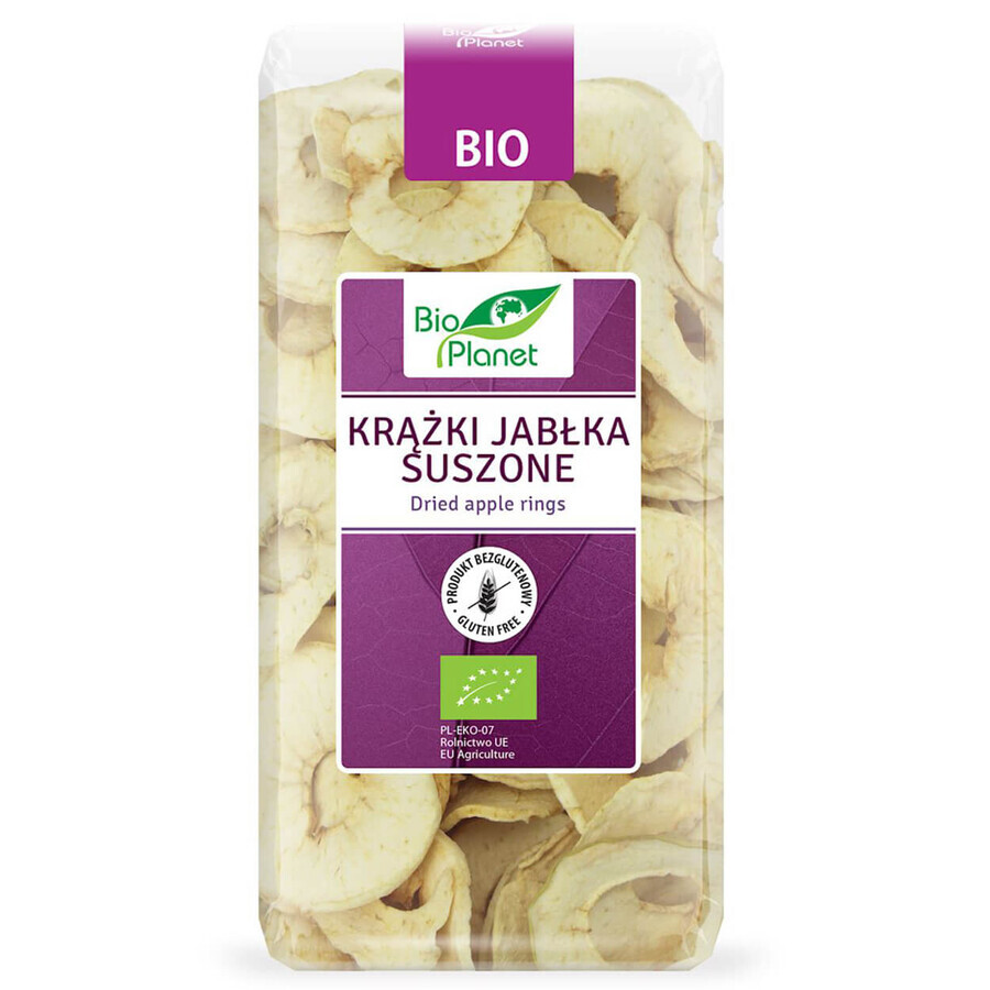 Bio Planet, Anneaux de pommes séchées Bio, 100 g