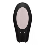 Satisfyer Double Joy, vibrateur pour couple commandé par téléphone, noir