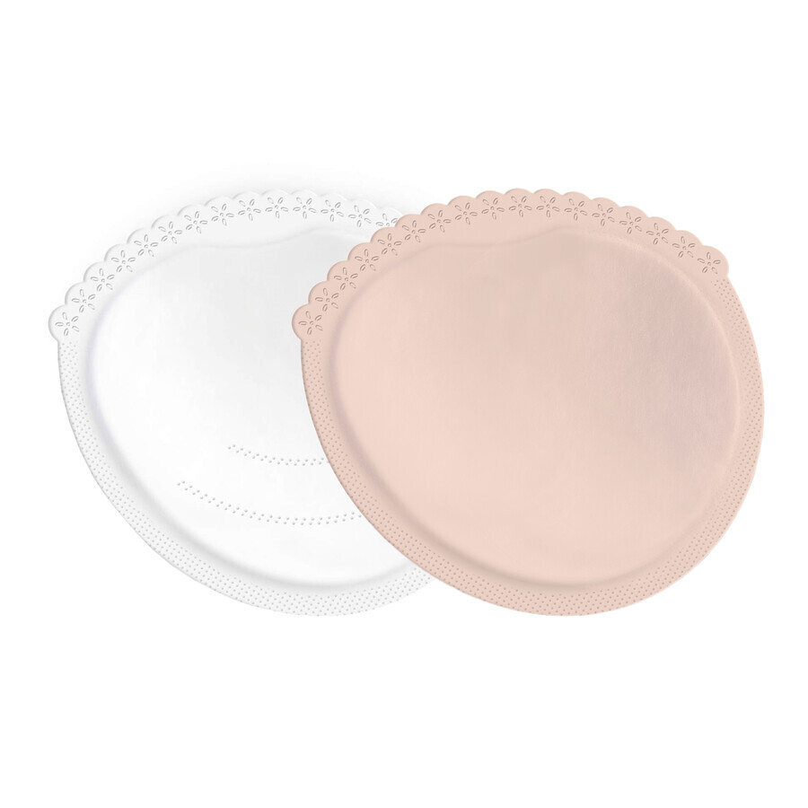 Lovi Discreet Elegance set, coussinets mammaires, blanc, 60 pcs + beige, 20 pcs