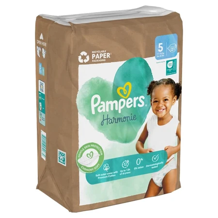 Pampers Harmonie, Windeln, Größe 5, 11-16 kg, 21 Stück