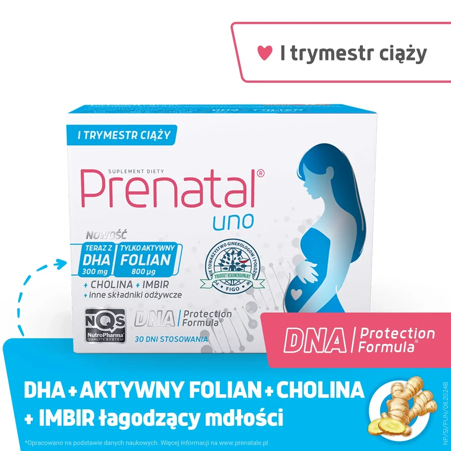 Prenatal Uno, 30 capsules + DHA, 30 capsules