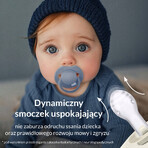 Lovi Prime, pacifier, silicone, dynamic, Granola/Orange, 34/411, from 18 months, 2 pieces
