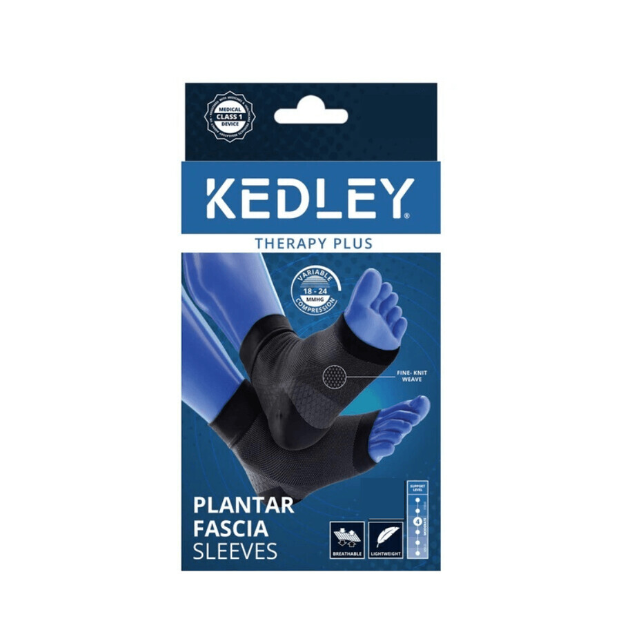 Bandage gegen Plantarfasziitis, Größe XL, 2 Stück, Kedley