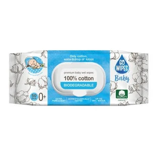 Feuchttücher für Kinder, 50 Stück, Go Wipes