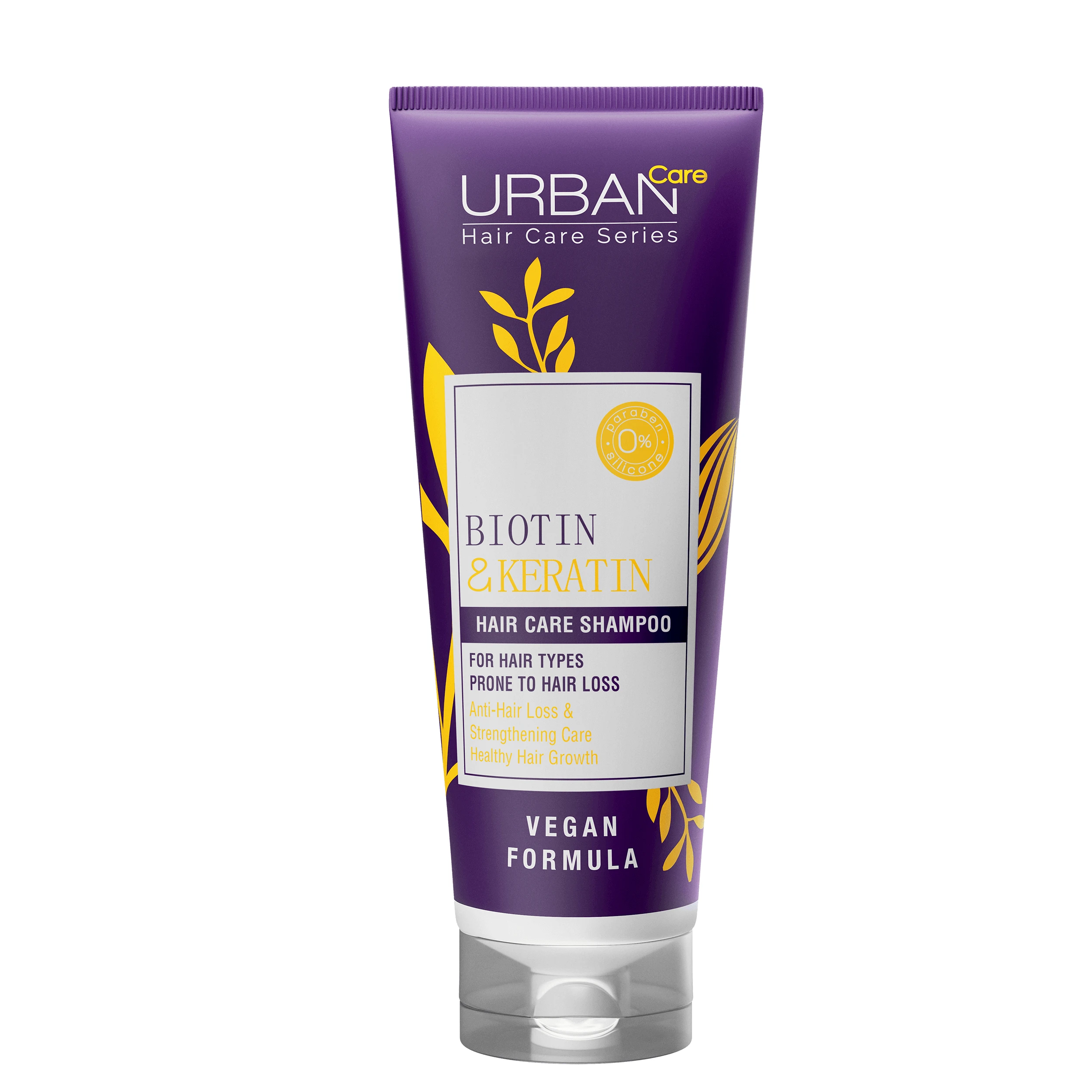 Shampoo with Biotin and Keratin, 250 ml, Urban Care