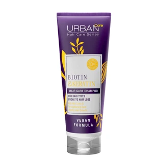 Champú con Biotina y Queratina, 250 ml, Urban Care