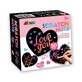 Scratching set - Heart shaped notes, +3 years, 50 cards, Avenir