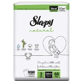 Babyluiers Naturel, Nr 3 Midi, 4-9 kg, 68 stuks, Sleepy