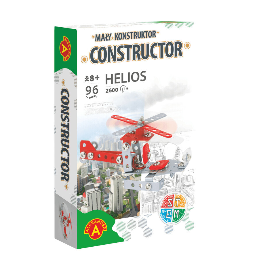 Gioco di costruzioni Helios Helios Helicopter Constructor, 97 pezzi, + 8 anni, Alexander Toys