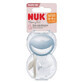 Set of 2 silicone soothers Mommy Feel, 0-9 months, Blue, Nuk