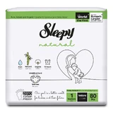 Windeln für Babys Natural, Nr 1 New Born, 2-5 kg, 80 Stück, Sleepy