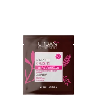 Pre-Shampoo Haarmaske mit Arganöl und Keratin, 50 ml, Urban Care