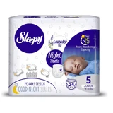 Baby diapers Night, Nr 5 Junior, 11-20 kg, 24 pieces, Sleepy