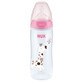 Temperaturgesteuerte Saugflasche First Choice+, 6-18 Monate, 360 ml, Pink oder Blau, Nuk