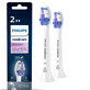 Replacement brush heads for Philips Sonicare S2 Sensitive sonic brush, 2 pieces, HX6052/10, Philips