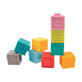 Set van 9 kubussen Baby&#39;s eerste bouwspel, Ludi