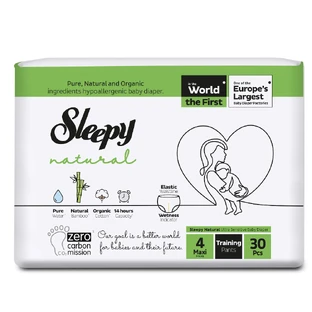 Luiers voor baby's Naturel, No 4 Maxi, 7-14 kg, 30 stuks, Sleepy