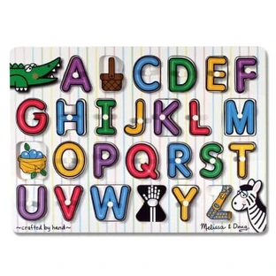 Wooden alphabet puzzle, MD3272, Melissa and Doug