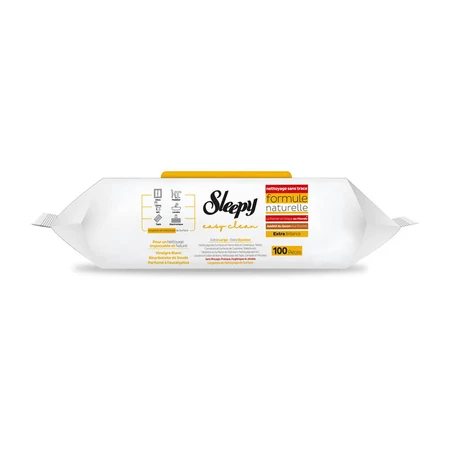 Kruidenzeep Easy Clean multifunctionele vochtige doekjes, 100 stuks, Sleepy