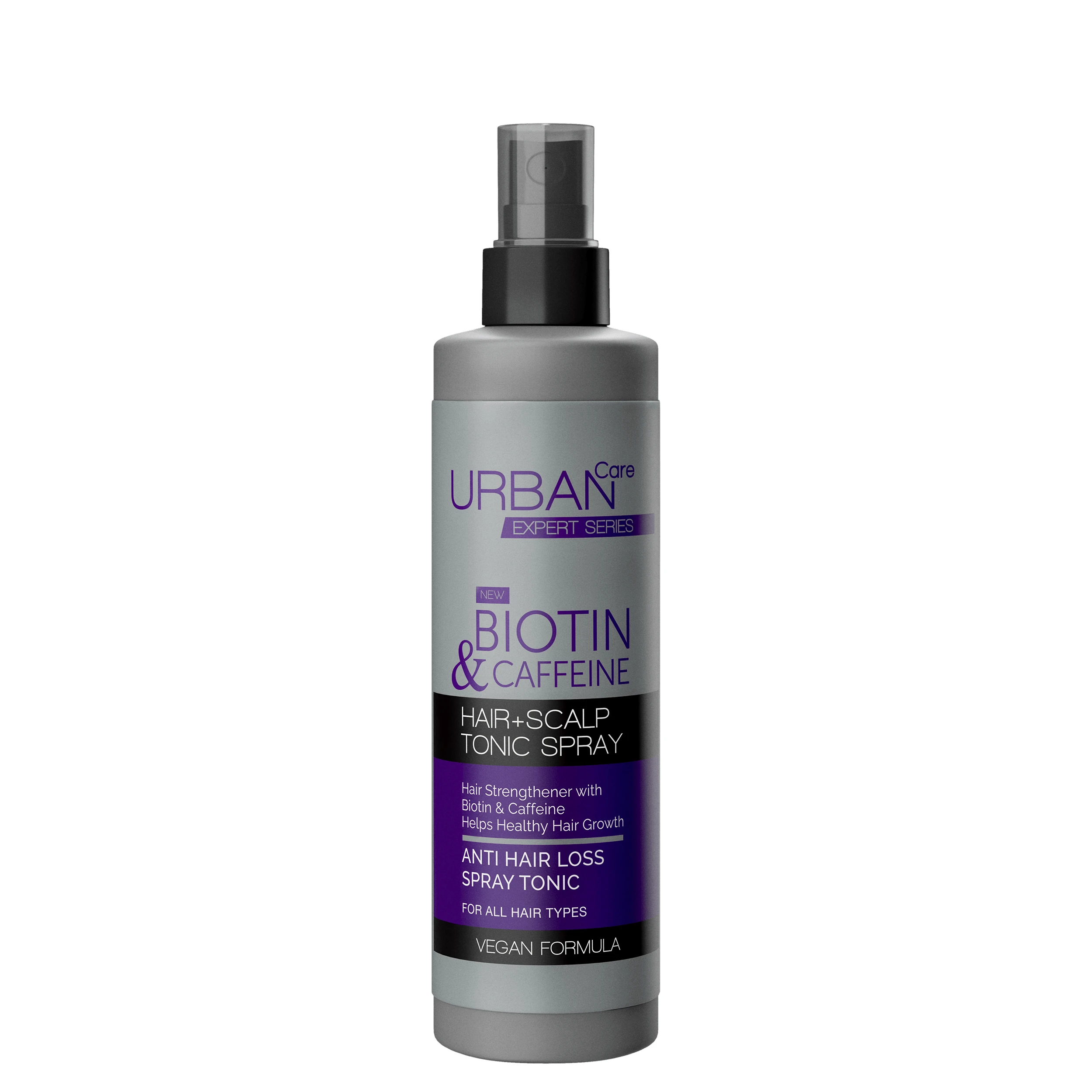 Hair toning spray with biotin and caffeine, 200 ml, Urban Care