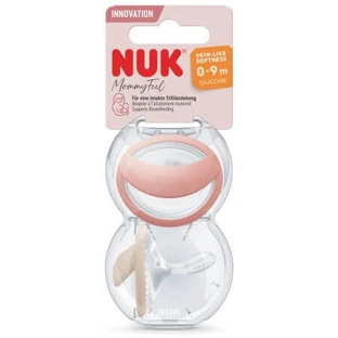 Lot de 2 sucettes en silicone Mummy Feel, 0-9 mois, Rouge, Nuk