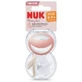 Lot de 2 sucettes en silicone Mummy Feel, 0-9 mois, Rouge, Nuk