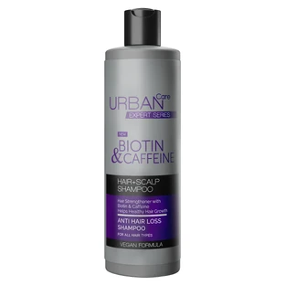 Champú anticaída con biotina y cafeína, 350 ml, Urban Care