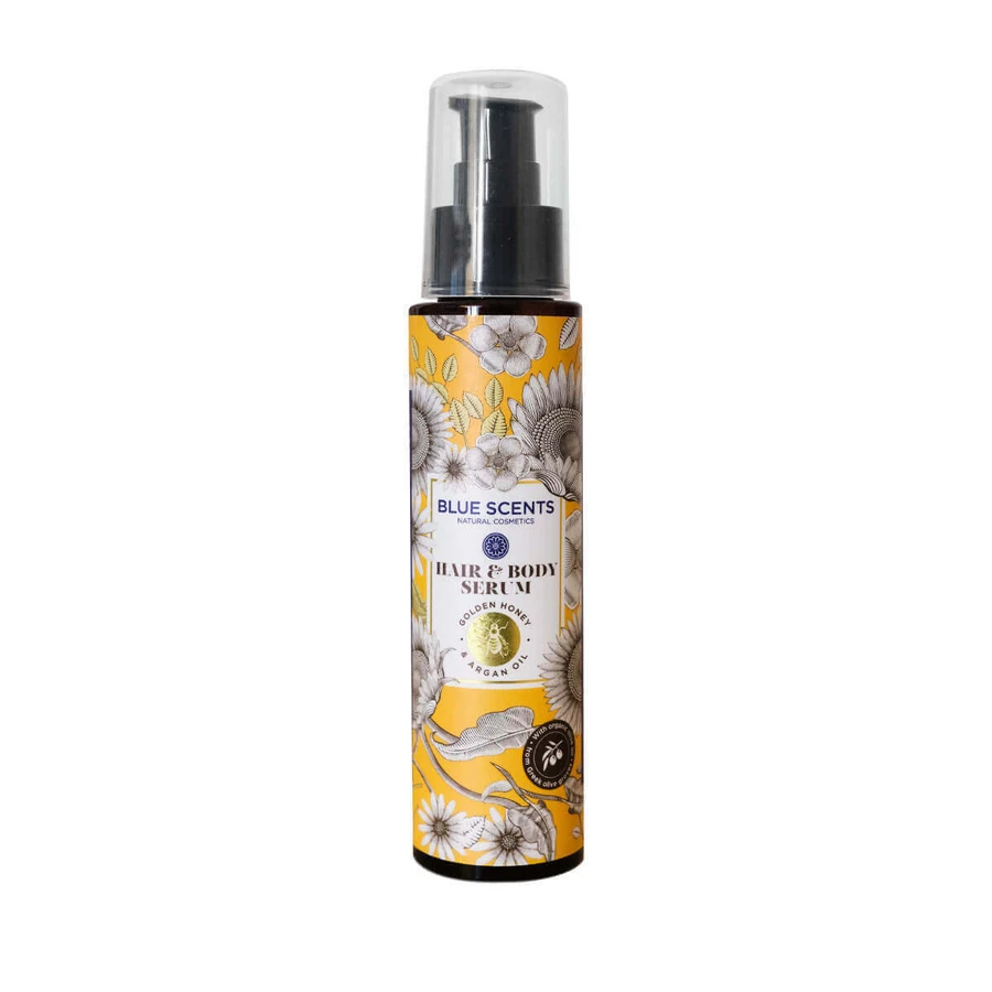 Sérum cheveux et corps au miel doré et à l'huile d'argan, 100 ml, Blue Scents