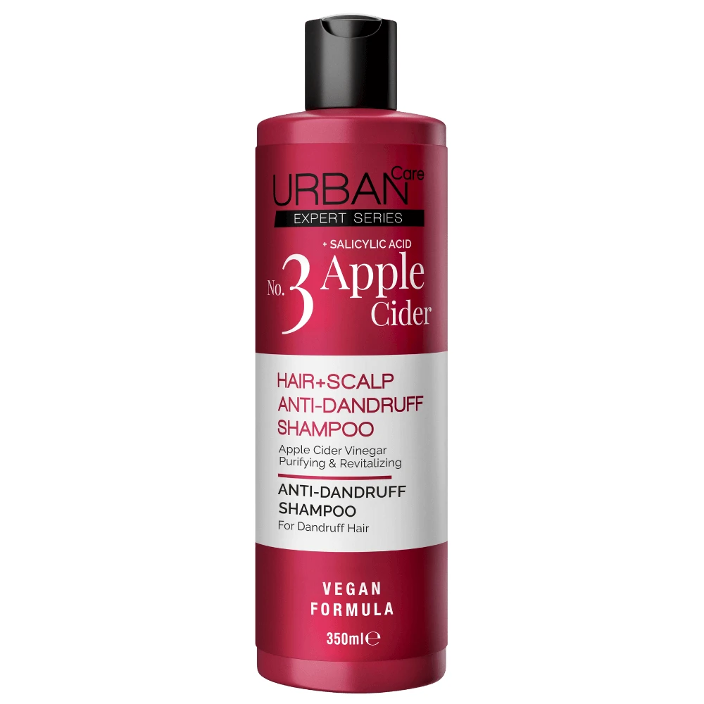 Anti-dandruff shampoo with apple cider, 350 ml, Urban Care
