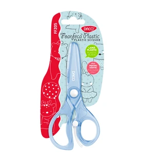 Plastic scissors, 13 cm, Daco